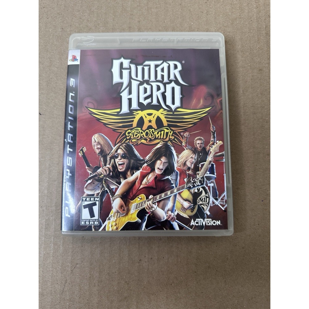 Guitar Hero Aerosmith Sony PS3 PlayStation 3 CIB with Manual Music Game
